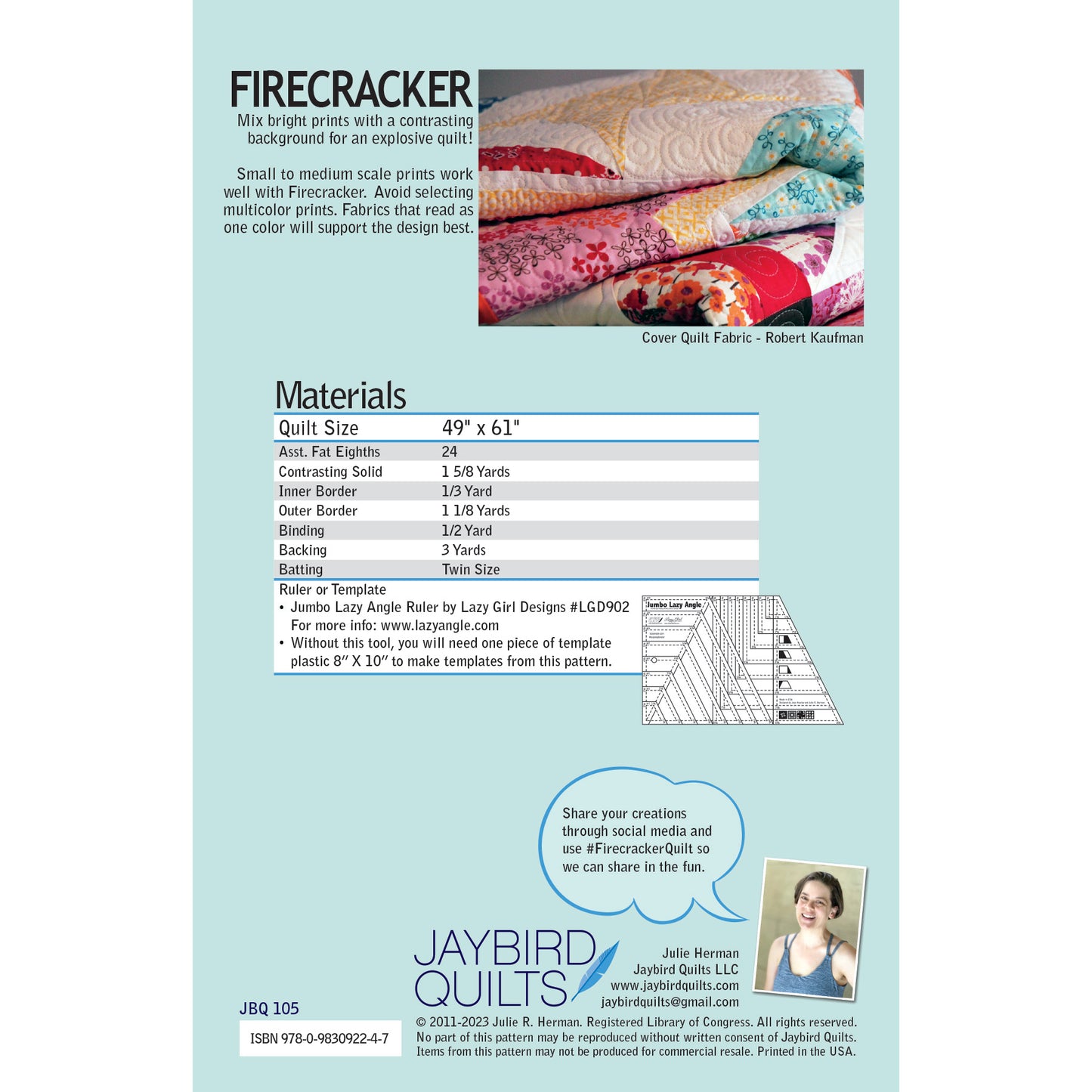 Firecracker PDF Pattern
