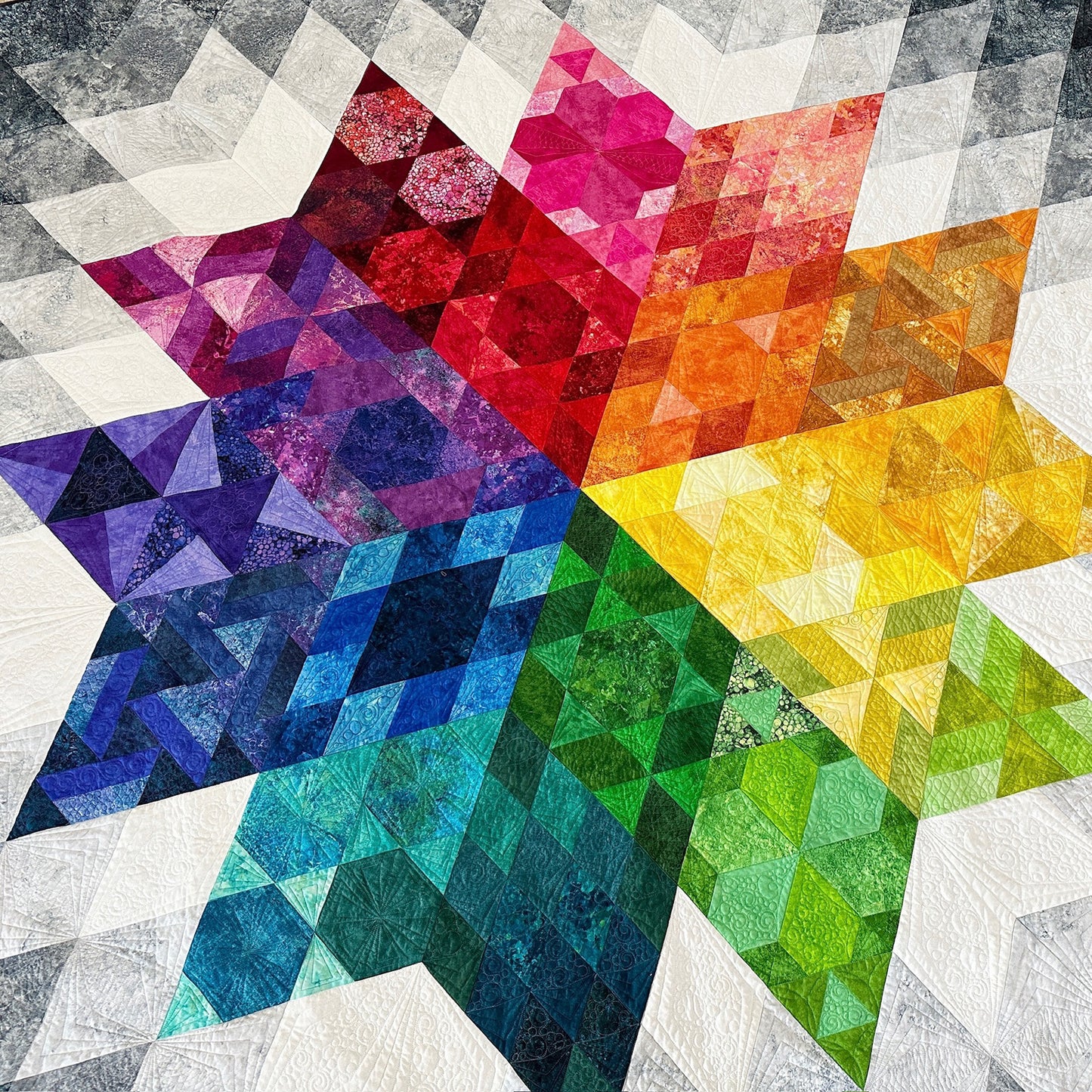 Gravity Quilt King Size Background & Finishing Directions