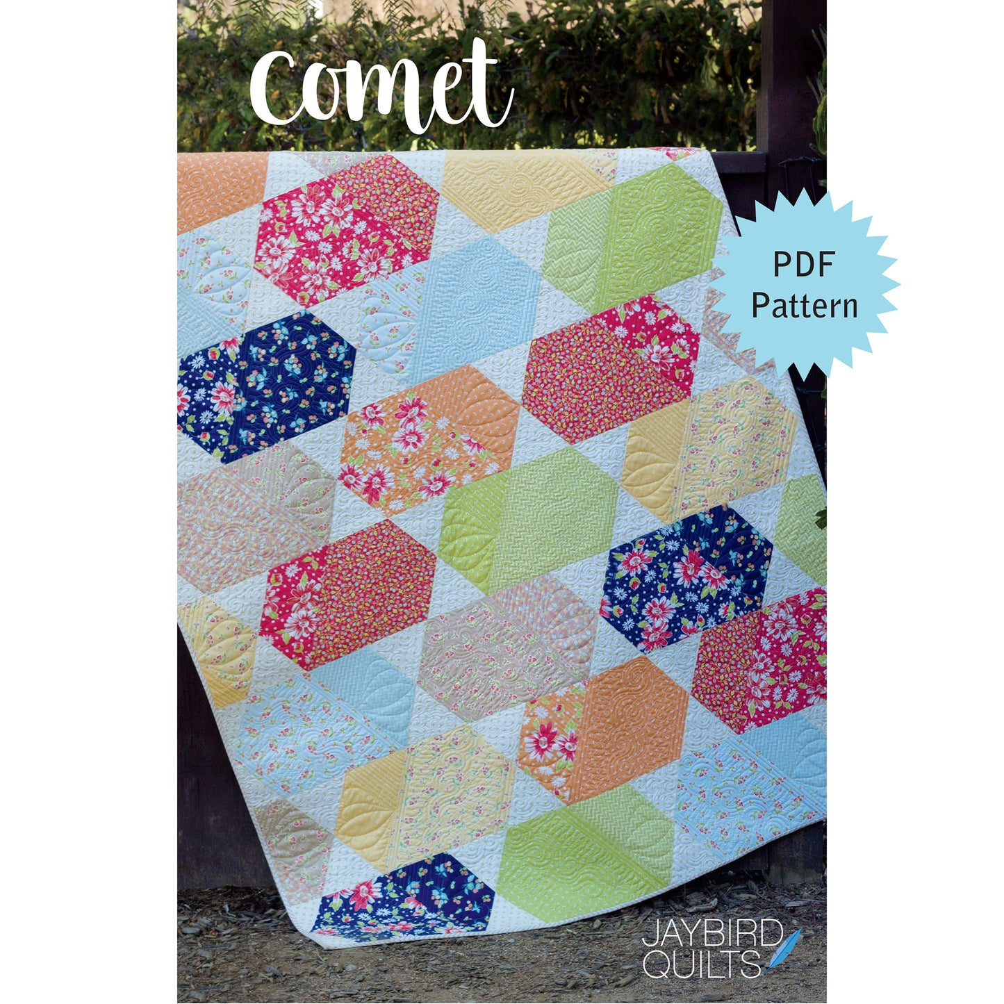 Comet Quilt PDF Pattern