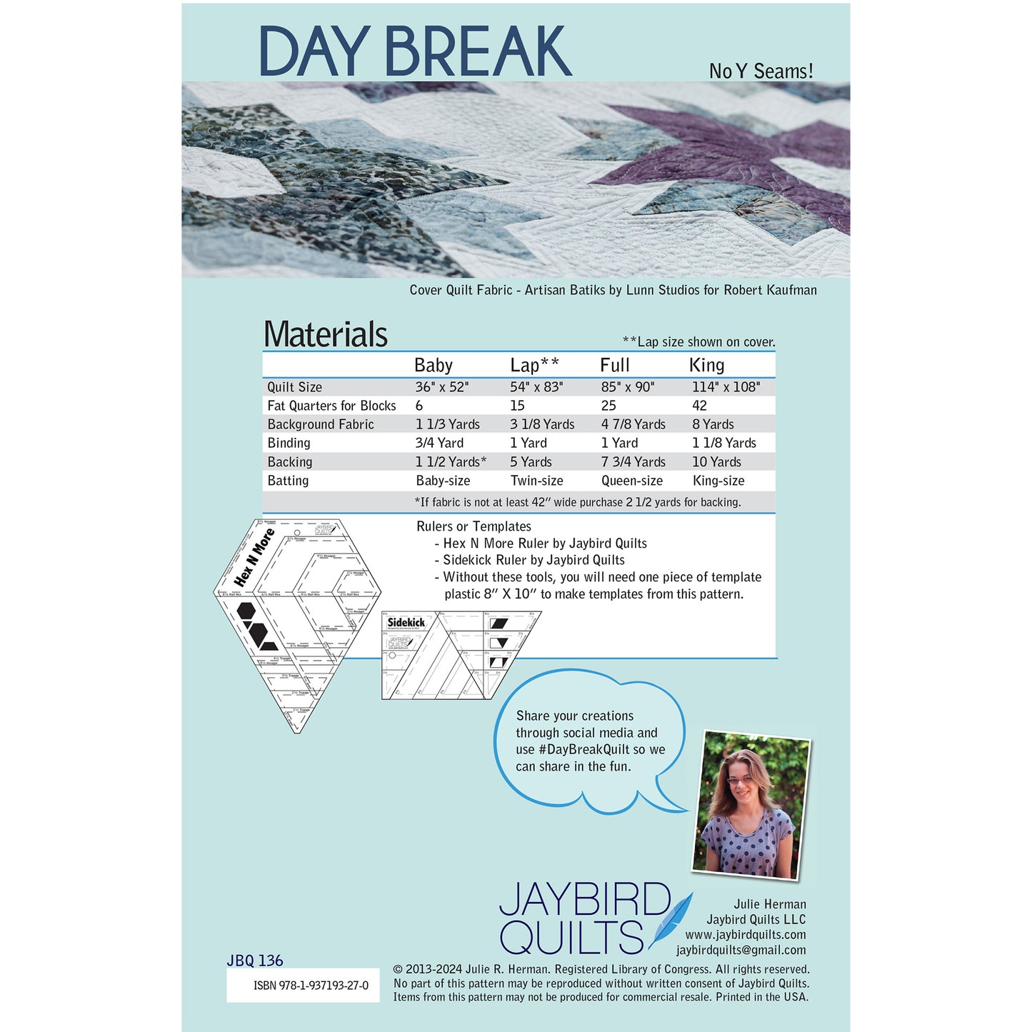 Day Break Quilt PDF Pattern