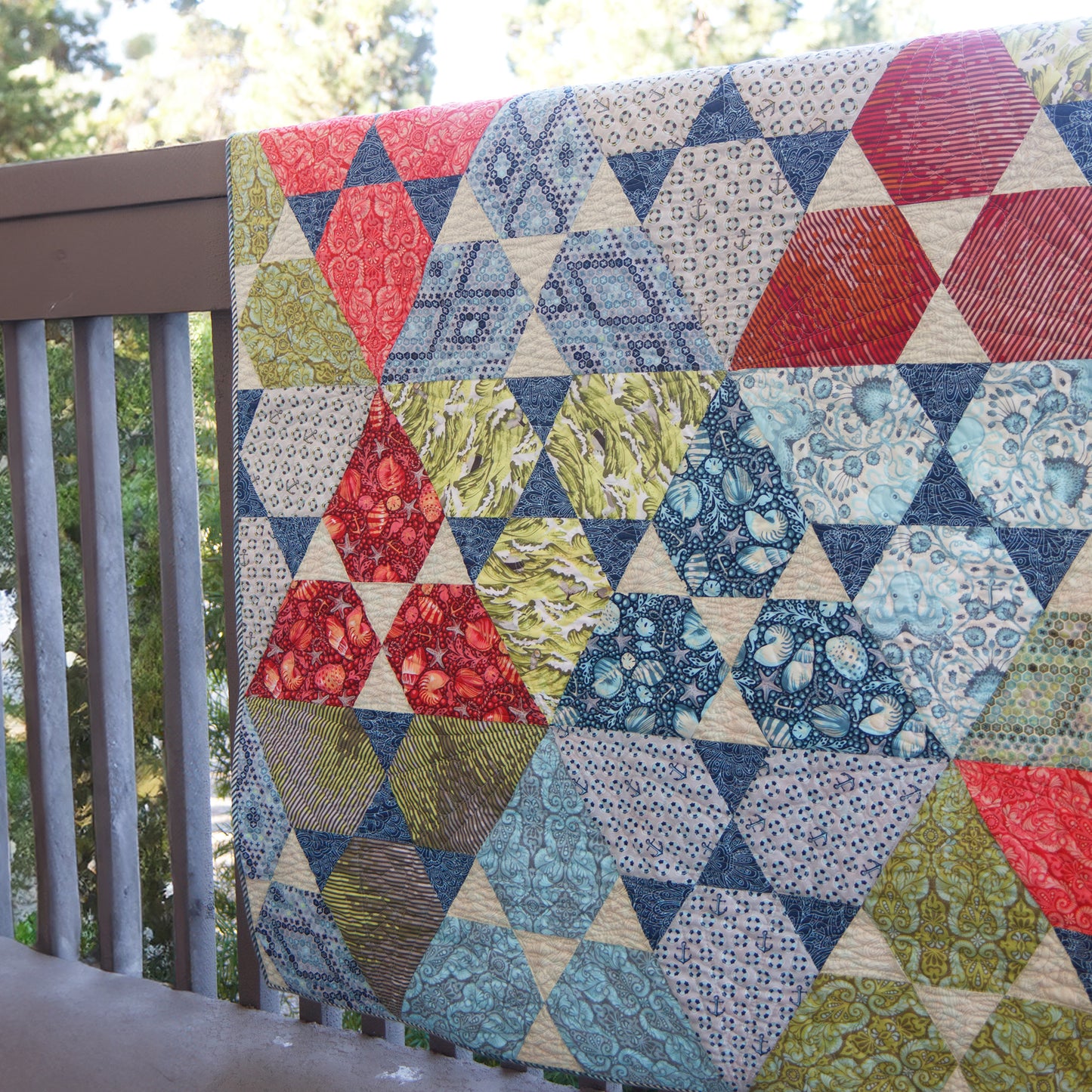 Lotus Quilt PDF Pattern