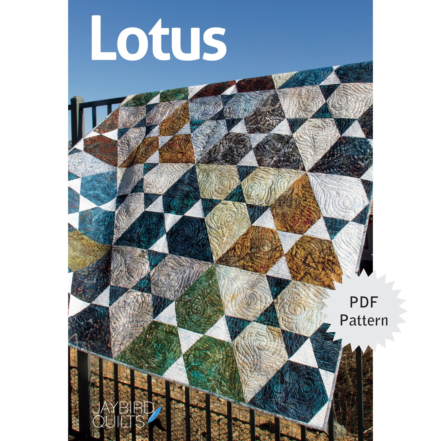 Lotus Quilt PDF Pattern