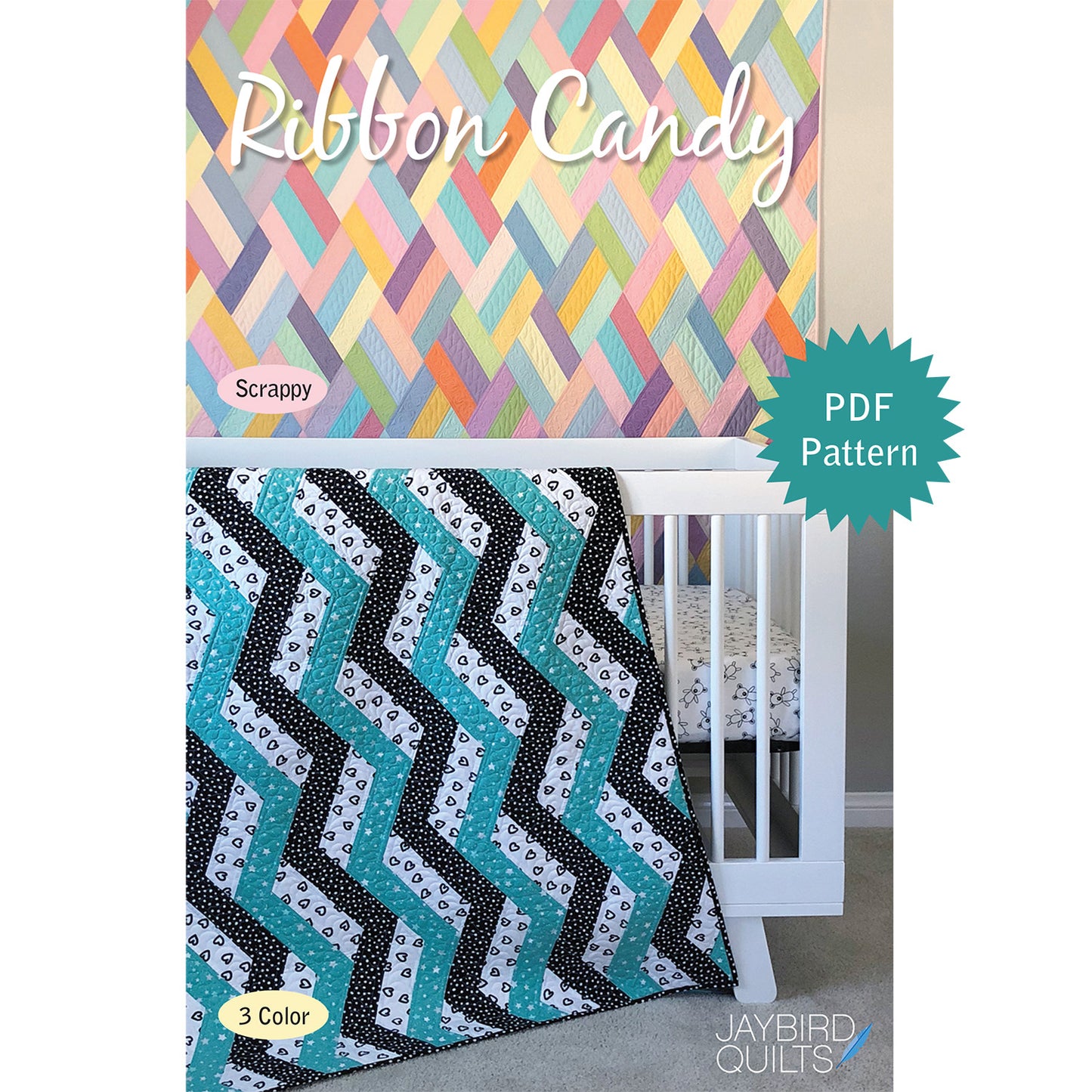 Ribbon Candy PDF Pattern