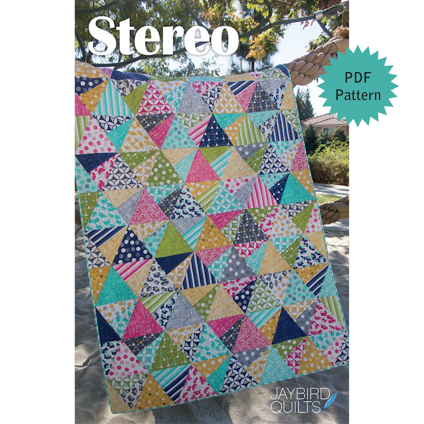 Stereo Quilt PDF Pattern