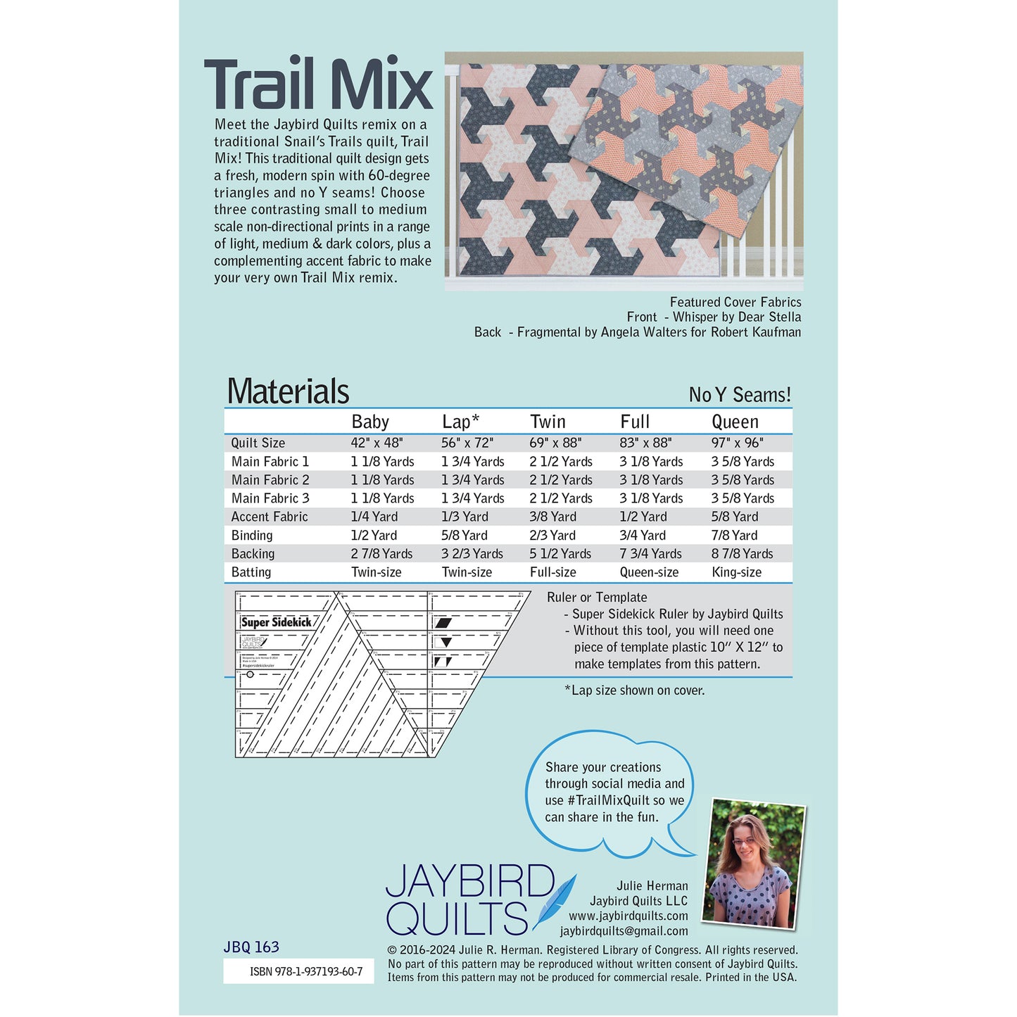 Trail Mix Quilt PDF Pattern