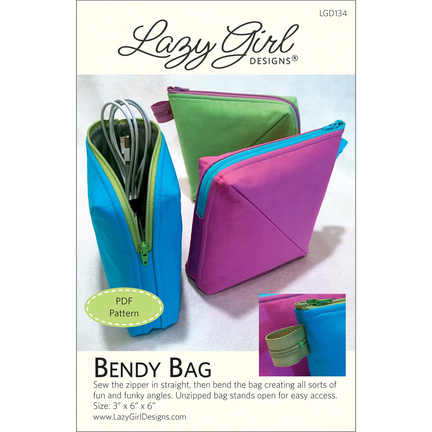 Bendy Bag PDF Pattern