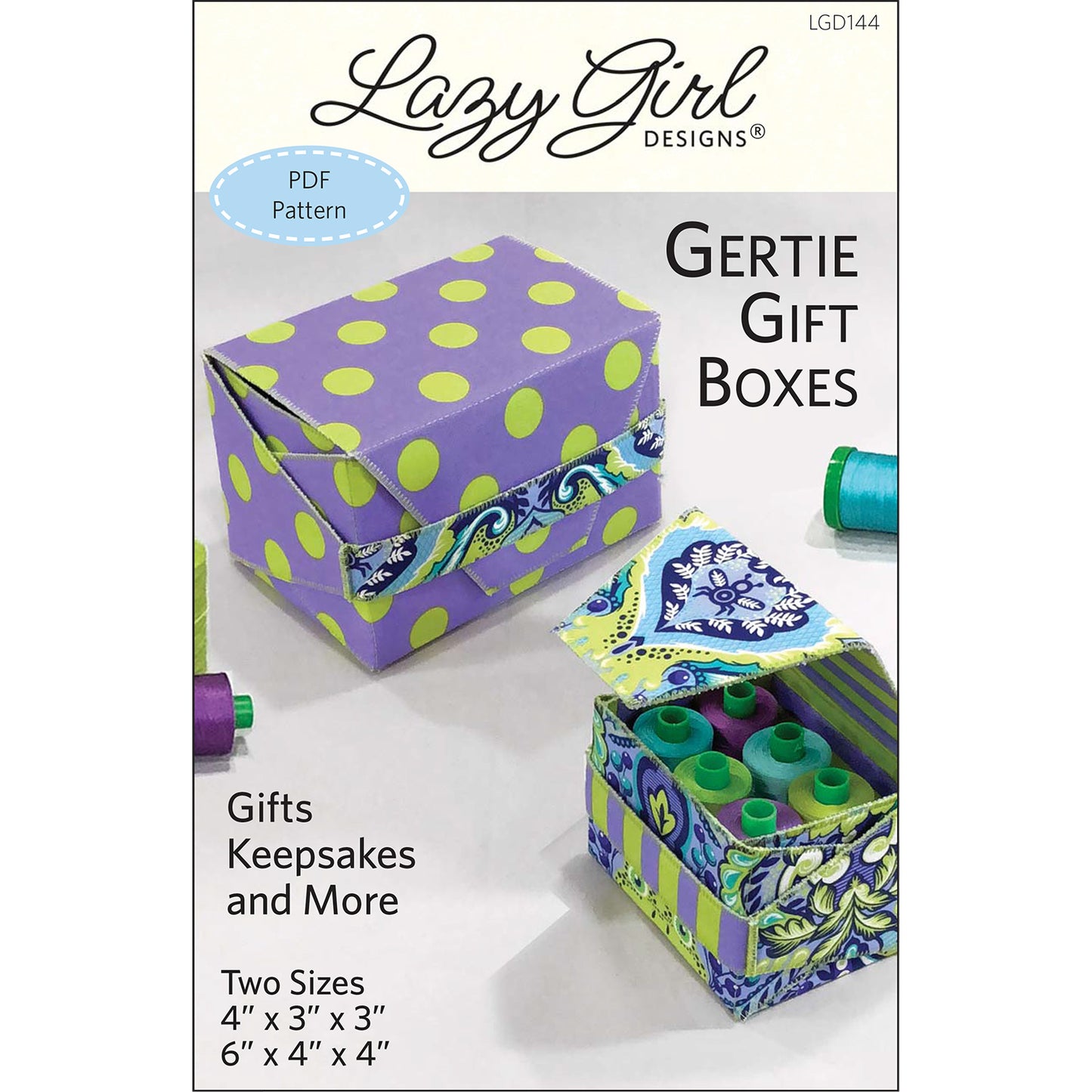 Gertie Gift Boxes PDF Pattern