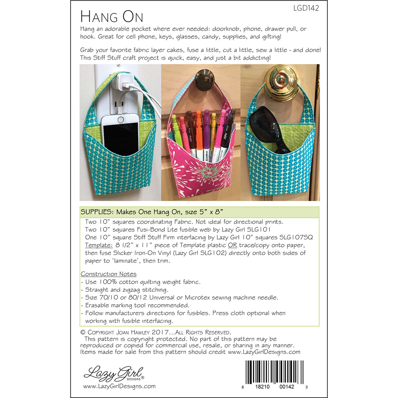 Hang On PDF Pattern
