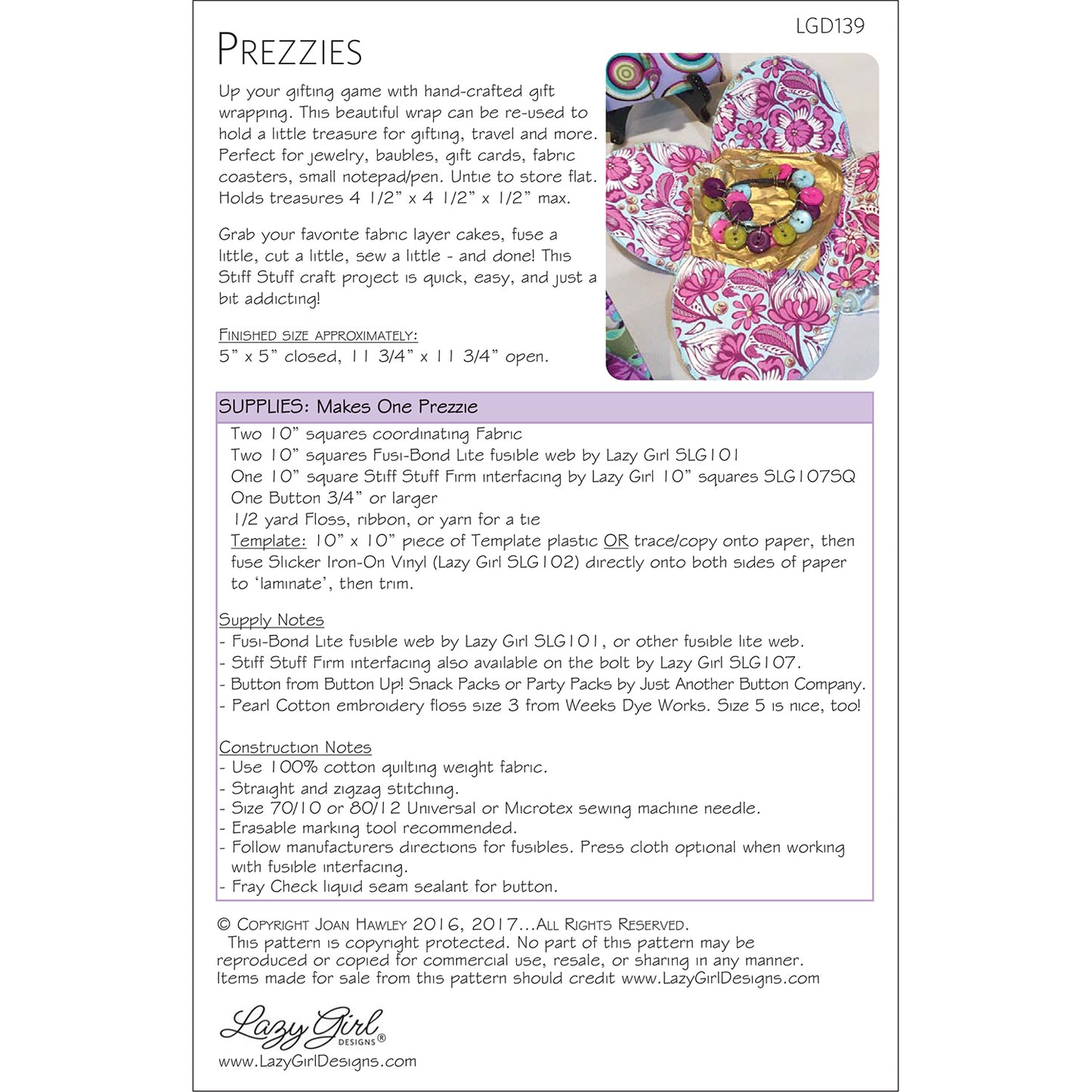 Prezzies Gift or Note Wrap PDF