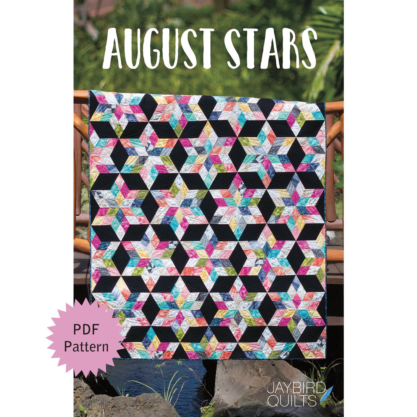August Stars Quilt PDF Pattern