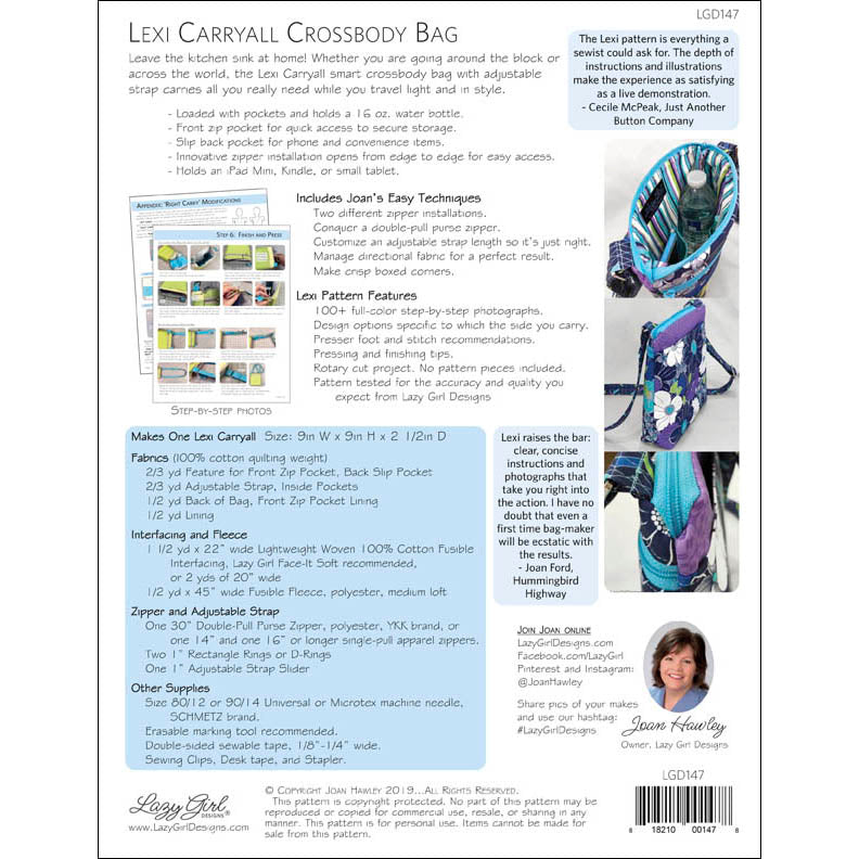 Lexi Carryall PDF Pattern