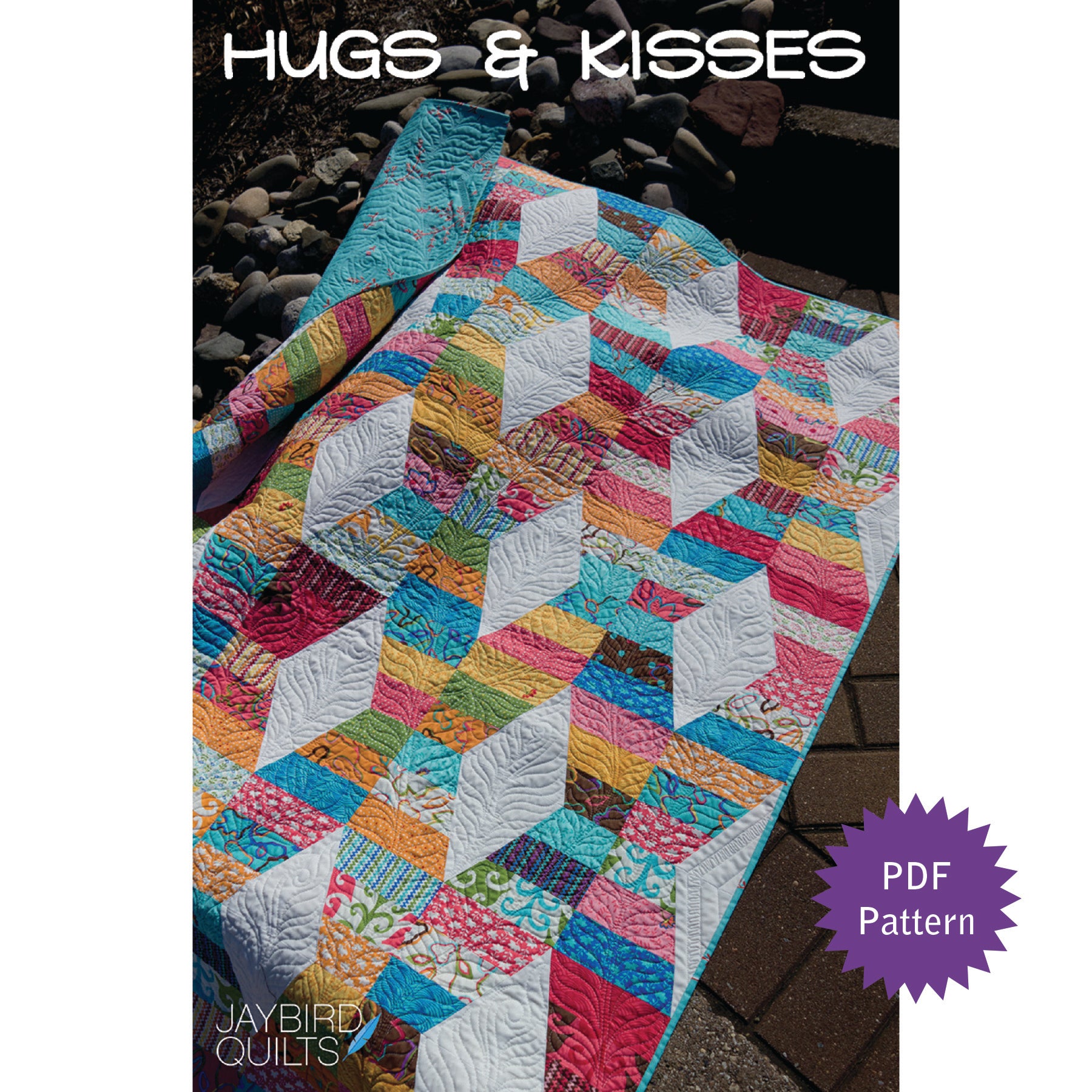 Hugs & Kisses PDF Pattern – Jaybird Quilts