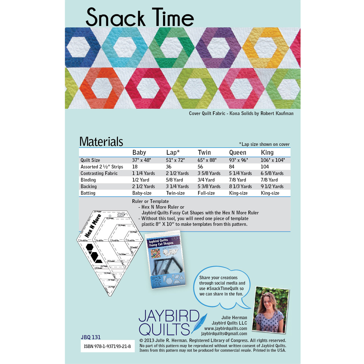 Snack Time Quilt PDF Pattern