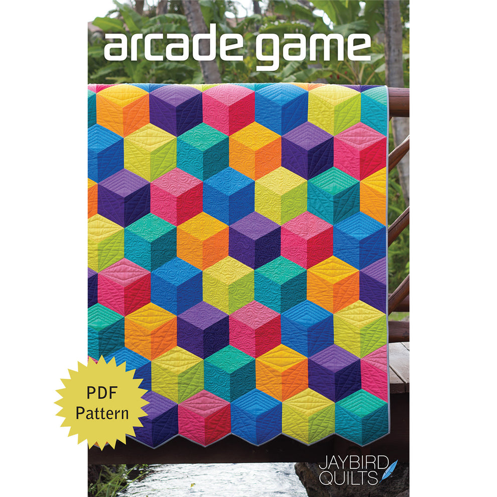 Arcade Game PDF Pattern – Jaybird Quilts