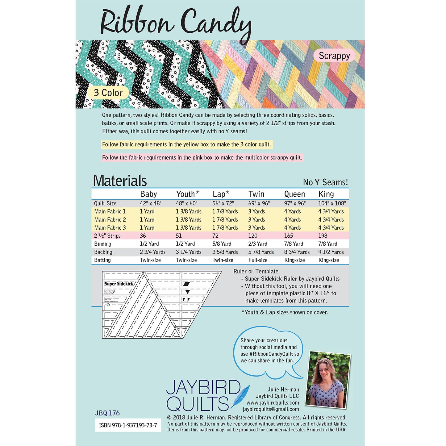 Ribbon Candy PDF Pattern