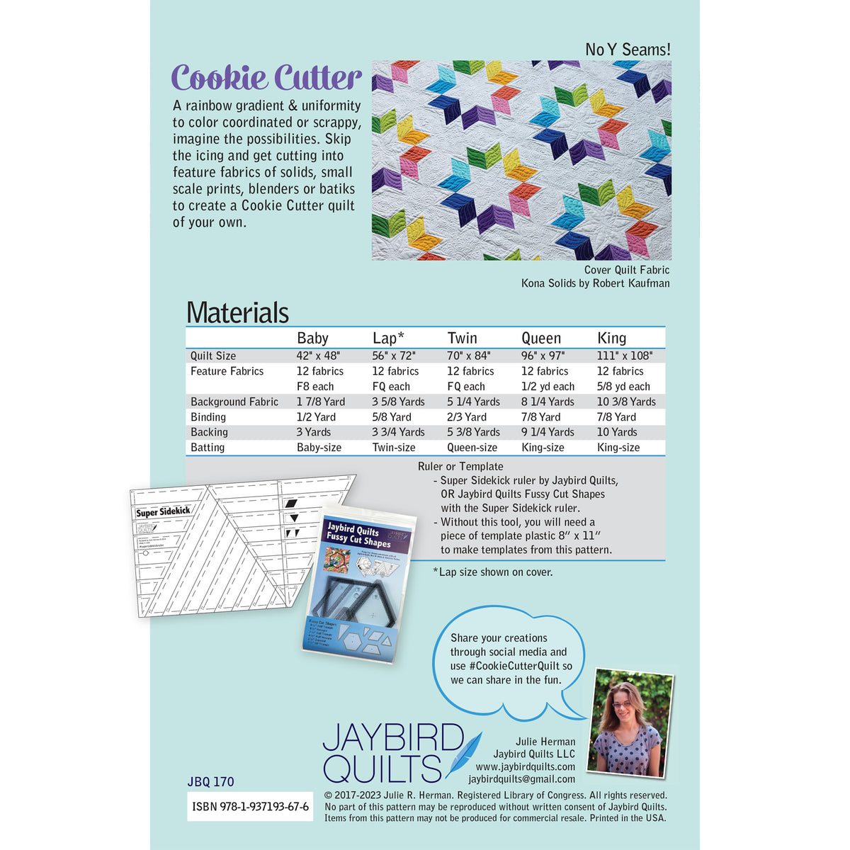 Cookie Cutter Flash Card.pdf Cookie Cutter PDF Pattern – Jaybird Quilts