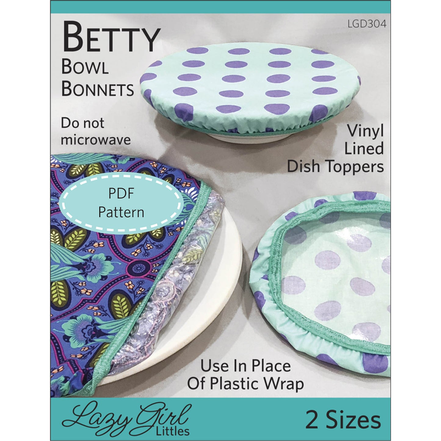 Betty Bowl Bonnets PDF Pattern