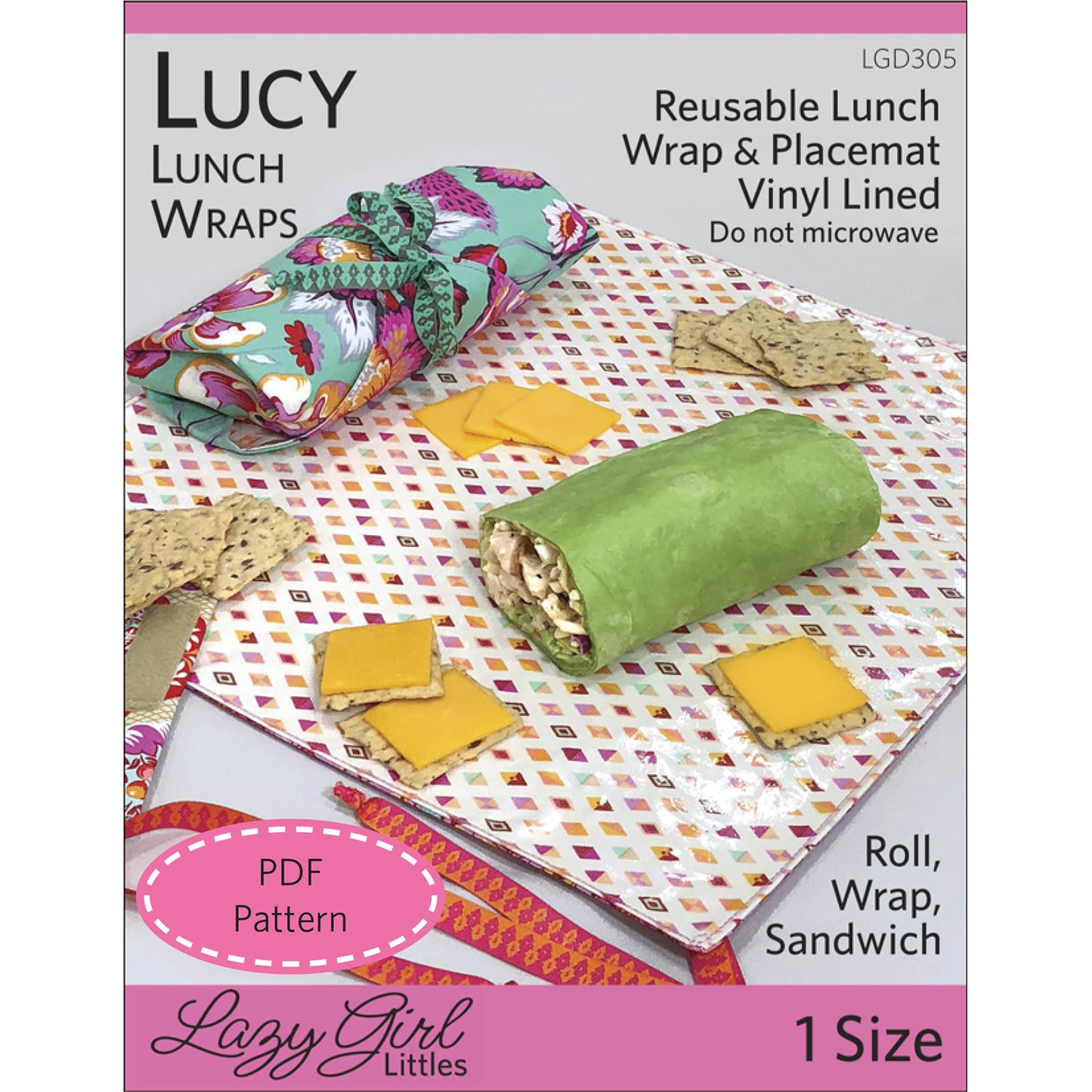 Lucy Lunch Wraps PDF Pattern