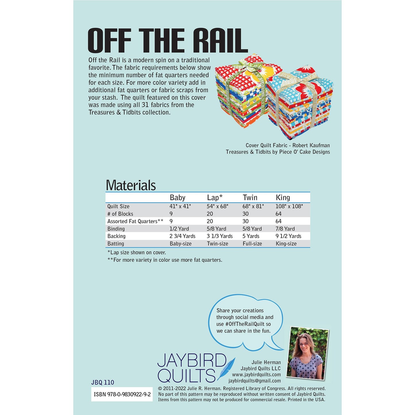 Off the Rail PDF Pattern