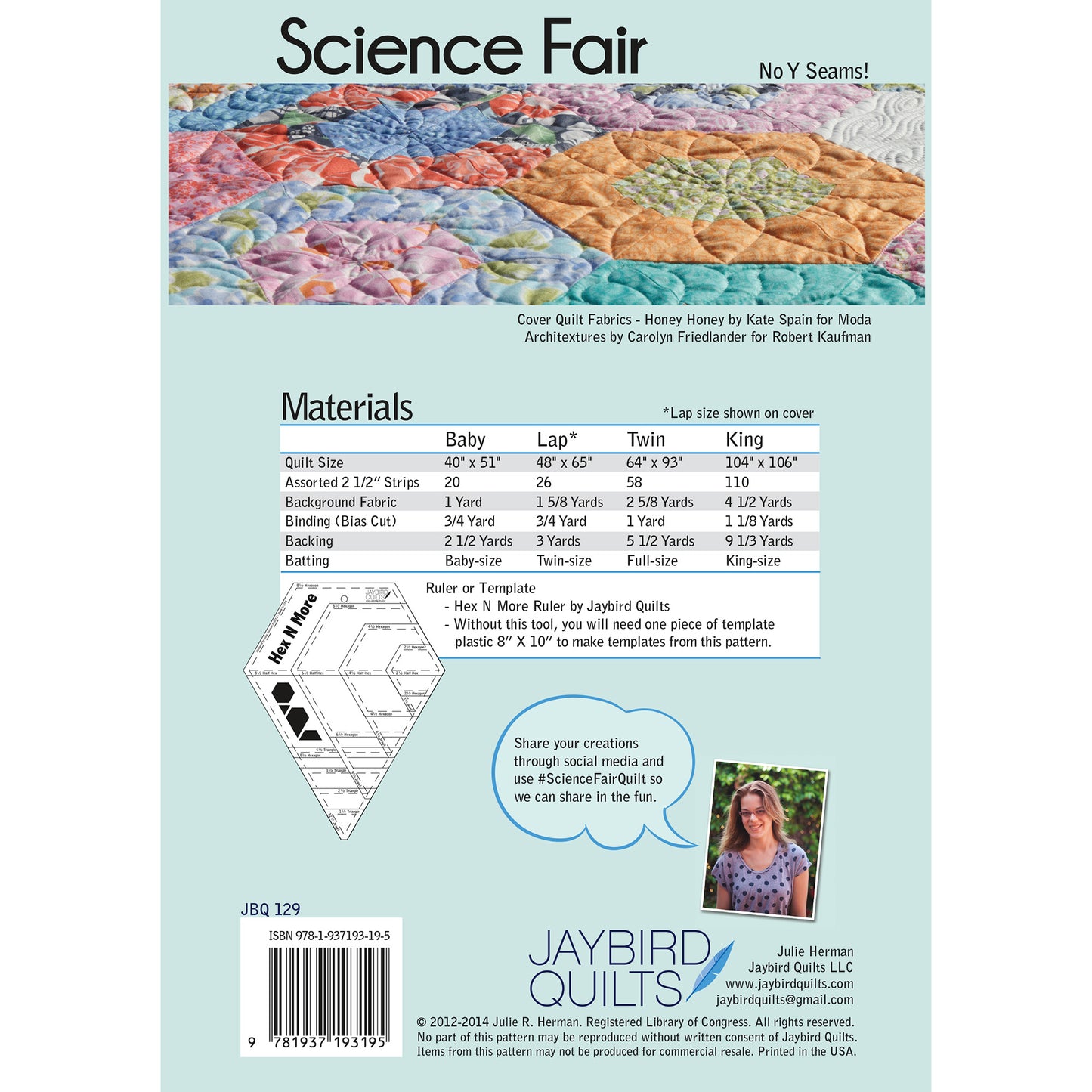 Science Fair PDF Pattern